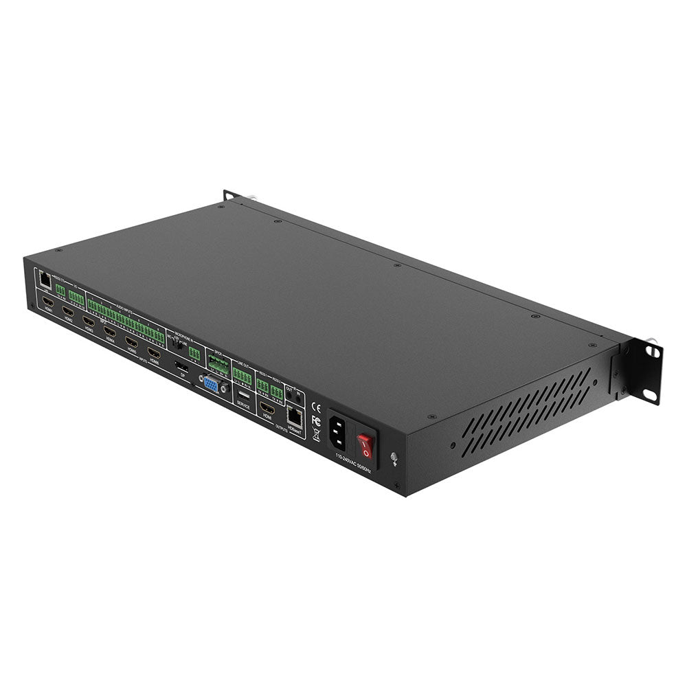 BZBGEAR - 8x2 18Gbps UHD Seamless Presentation Switcher with HDBaseT
