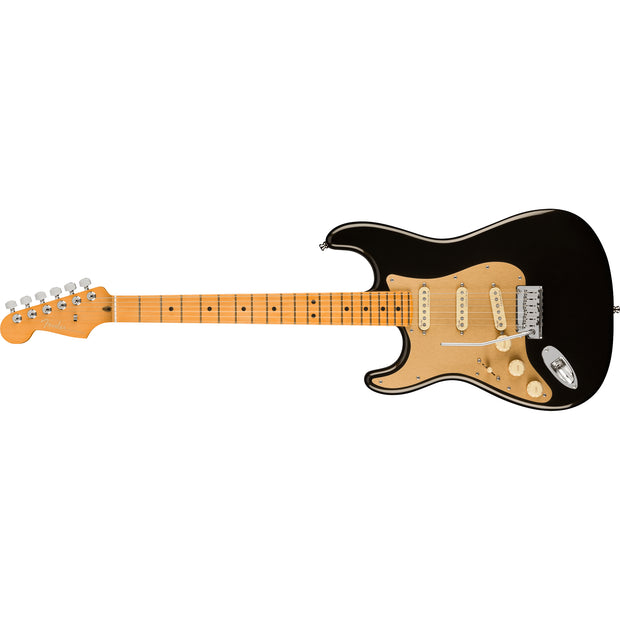 Fender American Ultra Stratocaster Maple Fingerboard Electric Guitar Left-Hand - Texas Tea