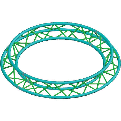 Global Truss F33-TR-C1.5-180 2 Sections Triangle Arc Circle -4.92ft/1.5m dia. 2x180°