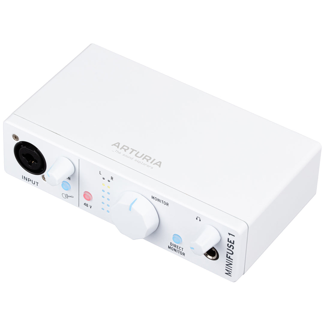 Arturia MiniFuse 1 Portable 1-Channel USB Audio Interface - White