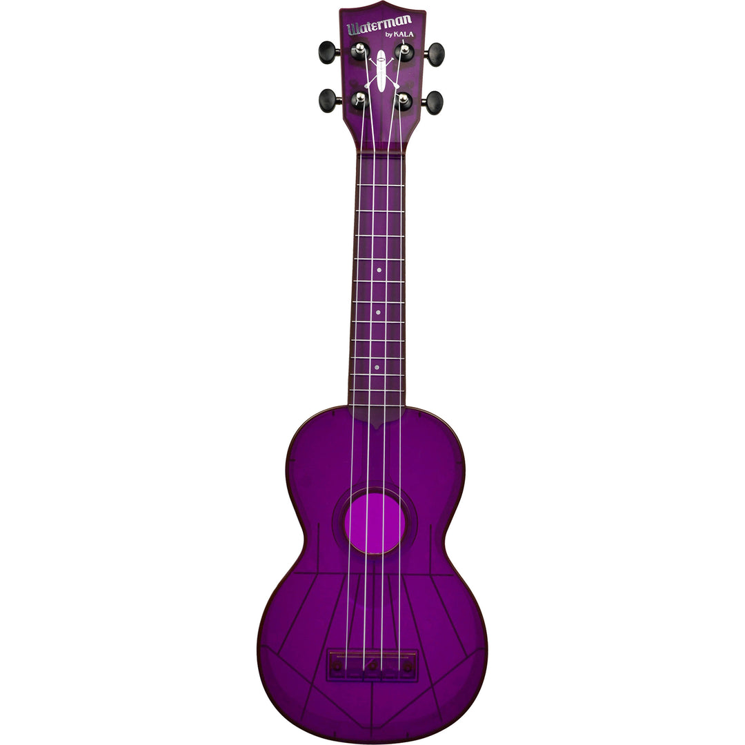 Kala Waterman Series Soprano Ukulele - Fluorescent Grape