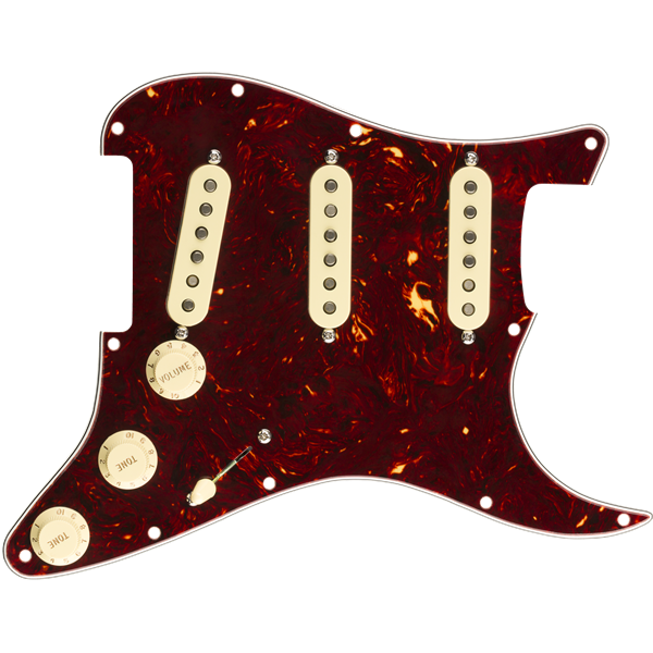 Fender Pre-Wired Strat Pickguard, Original '57/'62 SSS - Shell
