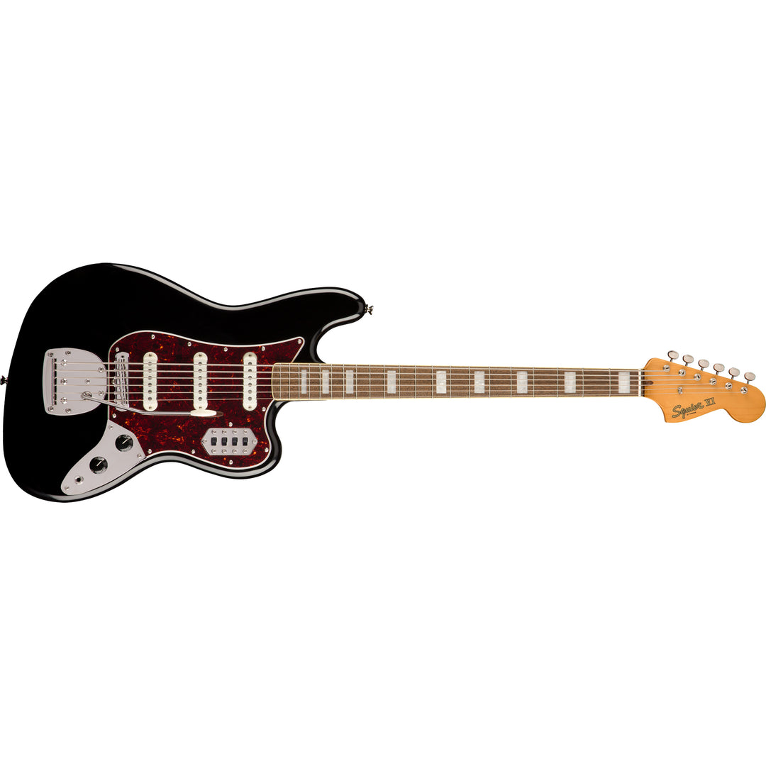 Squier Classic Vibe Bass VI Laurel Fingerboard Electric Bass Guitar - Black