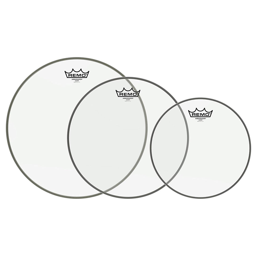 Remo PP-0980-BE - Tom Pk (10'',12'',14'' Clear Be) Tom Pk (10'',12'',14'' Clear Be)