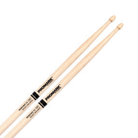 Promark RBH535AW -Promark Rebound 7A .535" Hickory Drumsticks With Acorn Wood Tips