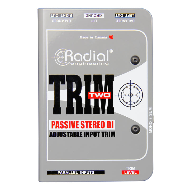 Radial Trim-Two Stereo DI with Volume Control