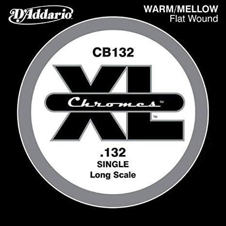 D'Addario CB132 - SINGLE  BASS CHROMES 132 LONG