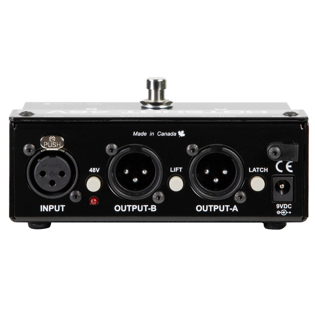 Radial HotShot 48V Condenser Microphone Switcher Pedal