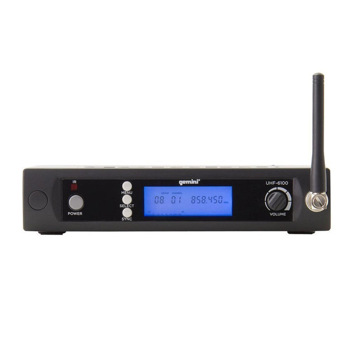 Gemini UHF-6100M Single-Channel UHF Wireless Microphone System - Handheld Vocal