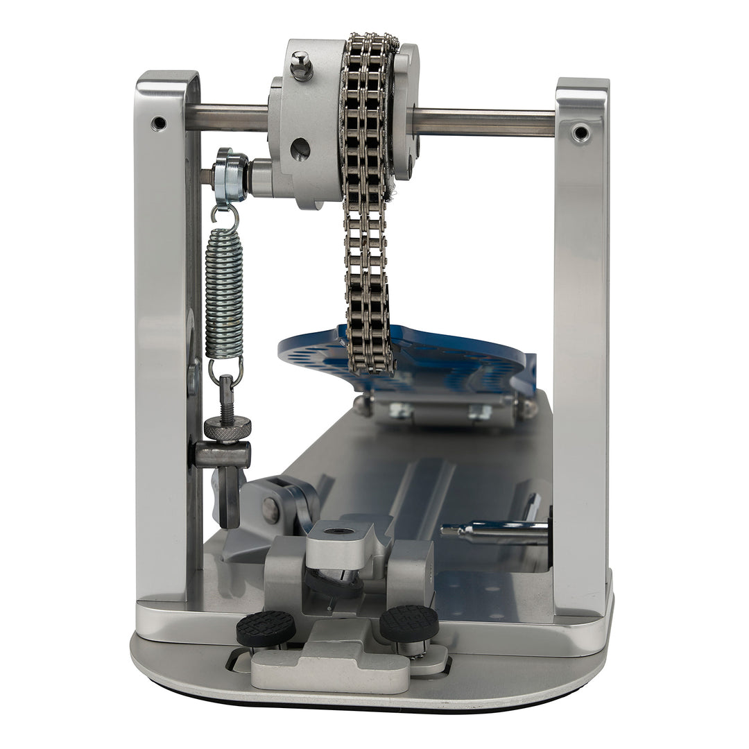 DW CPMCDBL Machined Chain Drive Single w/ Blue Footboard & Heel