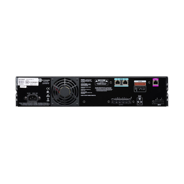 Crown CDi DriveCore 2|600BL Two-channel, 600W @ 2/4/8 ohms Power Amplifier with DSP +  BLU link, 70V/100V
