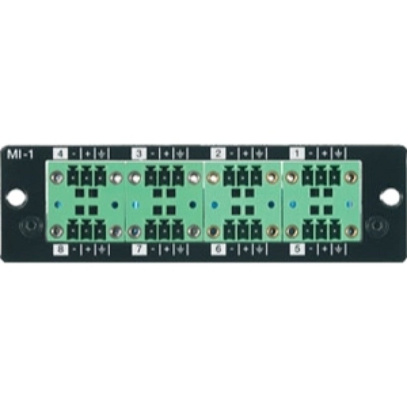 Electro-Voice MI-1 - NetMax 8‑Channel Analog Mic/Line Input Card