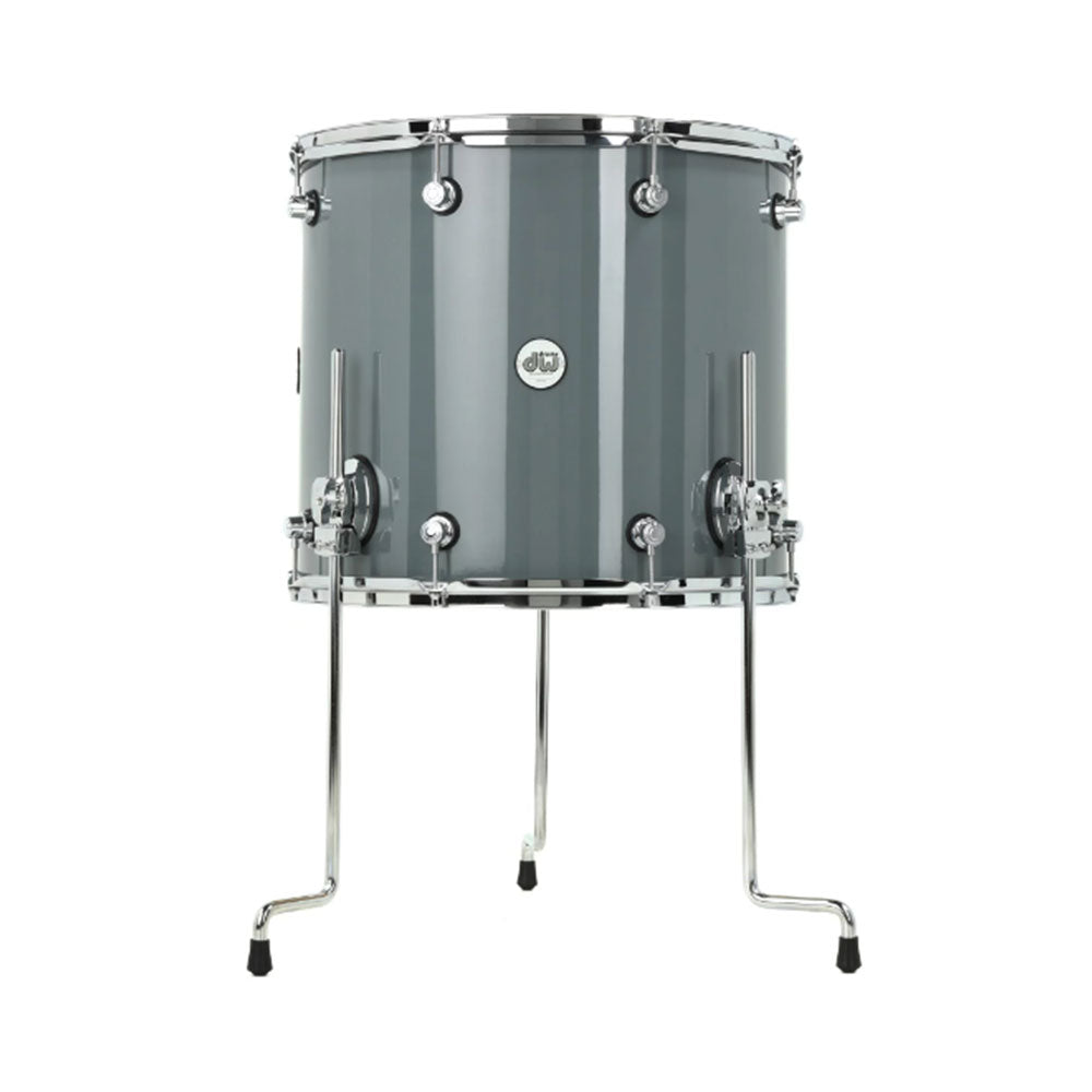 DW Design Series Floor Tom 12x14 Gloss Lacquer - Steel Grey