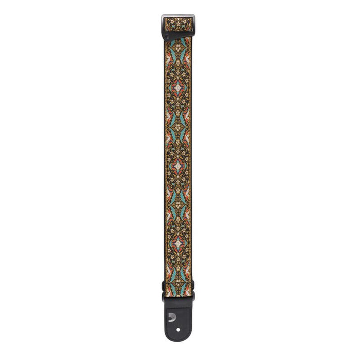 D'Addario Eco-Comfort Strap Line Extensions 50MM REC PERSIAN WVN, BK