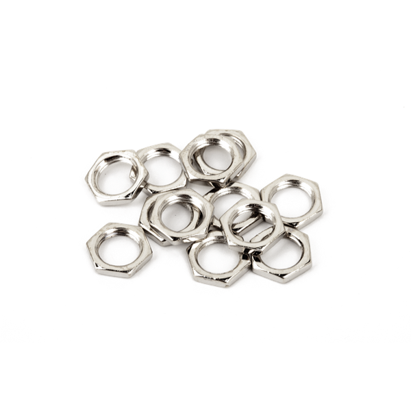 Fender Potentiometer Nuts - Nickel