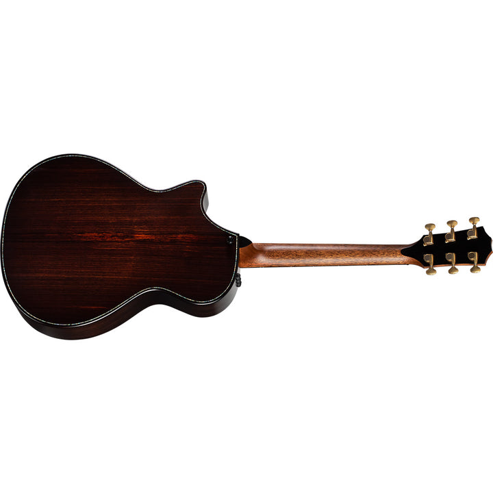 Taylor Guitars Builder's Edition 912ce, Indian Rosewood Back and Sides, West African Crelicam Ebony Fretboard, Expression System ® 2 Electronics, Beveled Cutaway with Taylor Deluxe Hardshell Brown Case