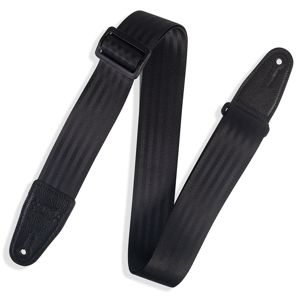Levy’s M8SB-BLK Basic Seatbelt Guitar Strap - Black