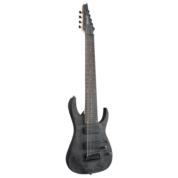 Ibanez RG9PBTGF RG Axe Desing Lab 9str Electric Guitar - Transparent Gray Burst