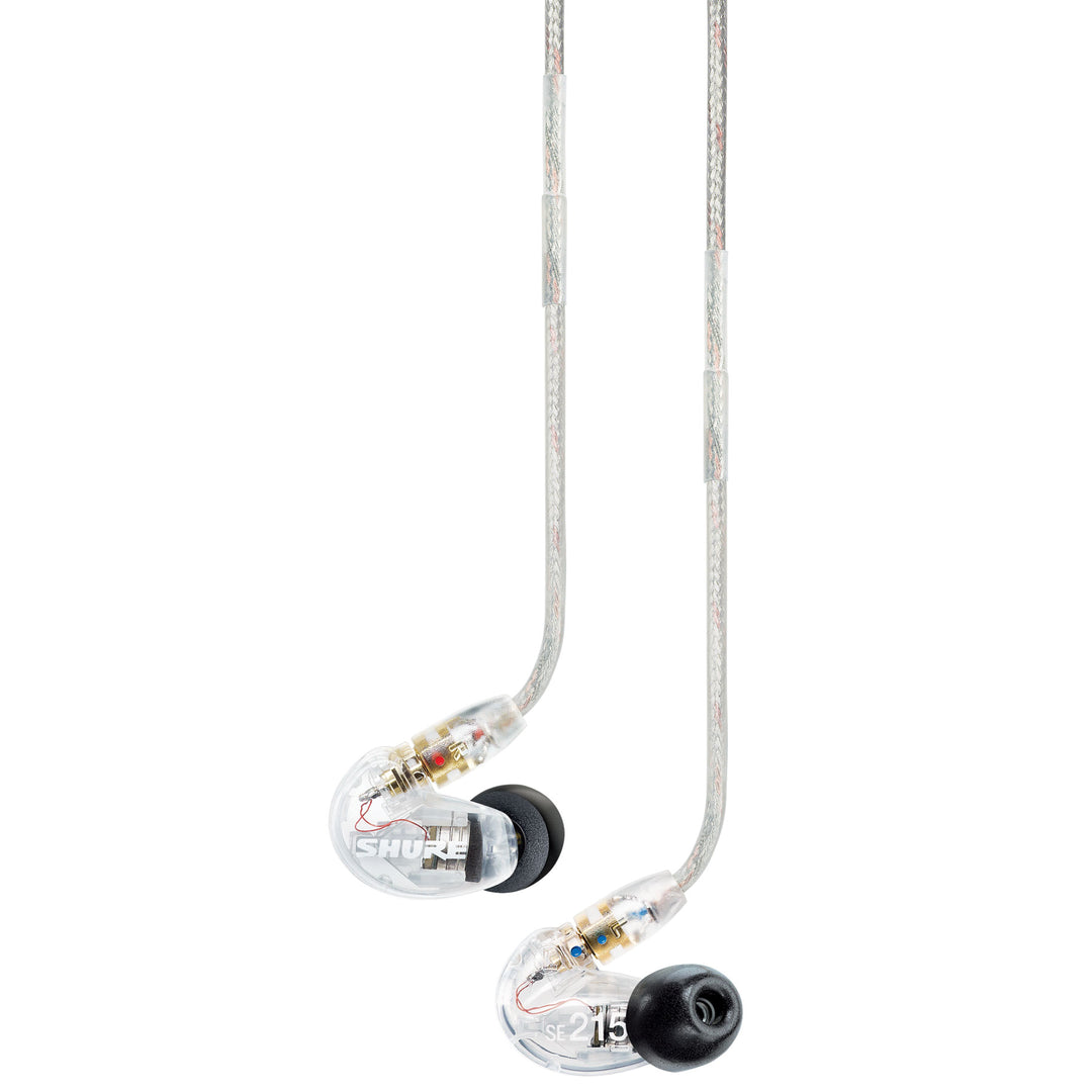 Shure SE215 Sound-Isolating In-Ear Stereo Earphones Clear Set