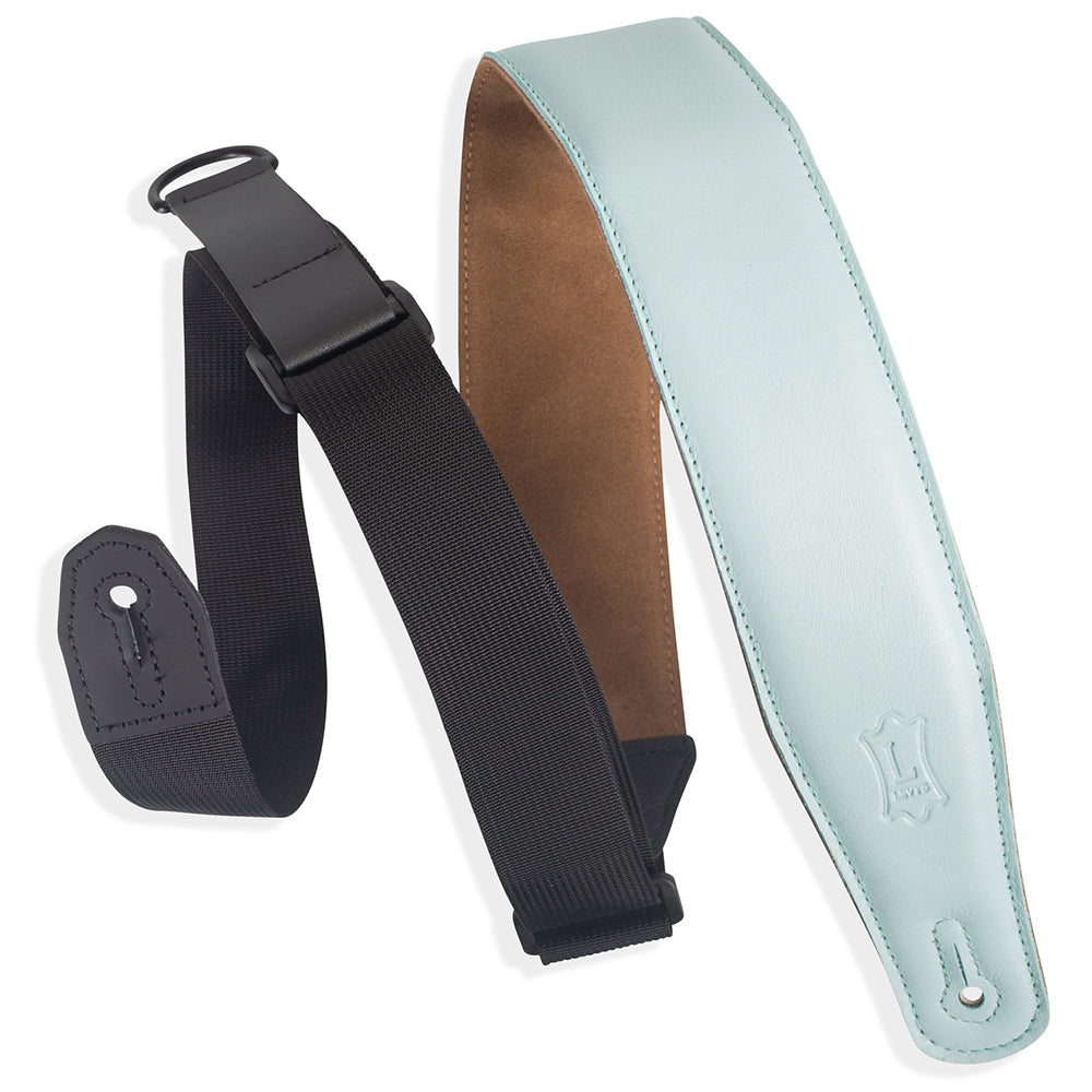 Levy’s MRHGS-AQU Right Height Garment Padded Guitar Strap - Aqua