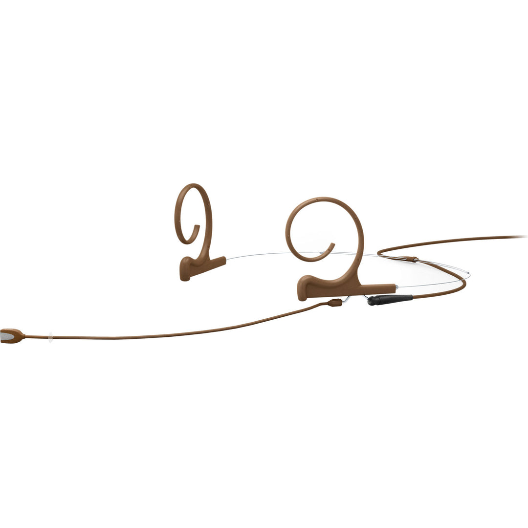 DPA Microphones d:fine Core 4188 Slim Directional Flex Headset Mic, 120mm Boom with 3-Pin LEMO - Brown
