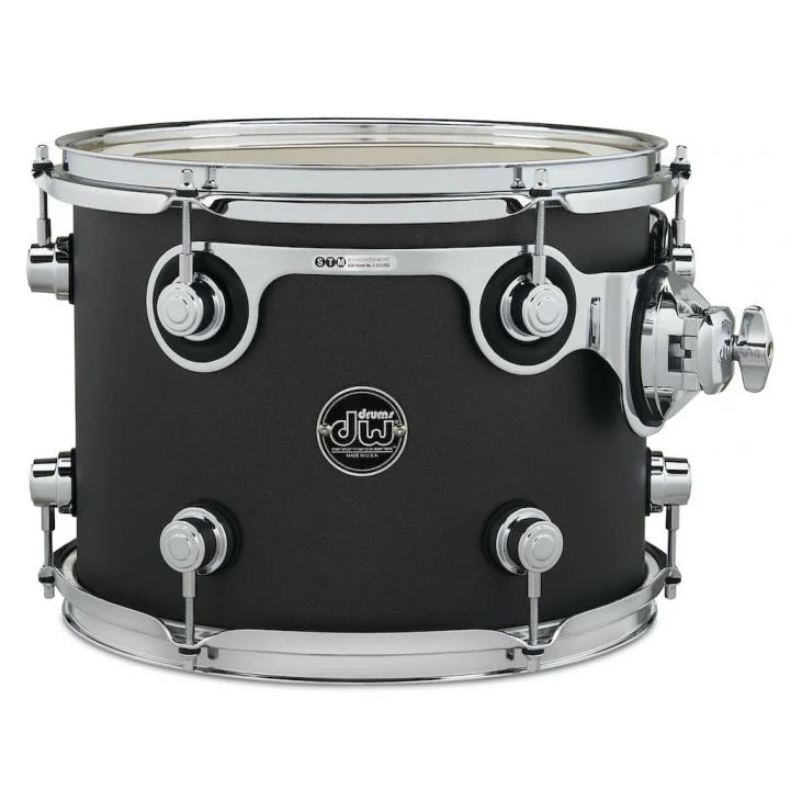 DW Performance Series Tom Tom 9x12 Hard Satin Lacquer - Charcoal Metallic