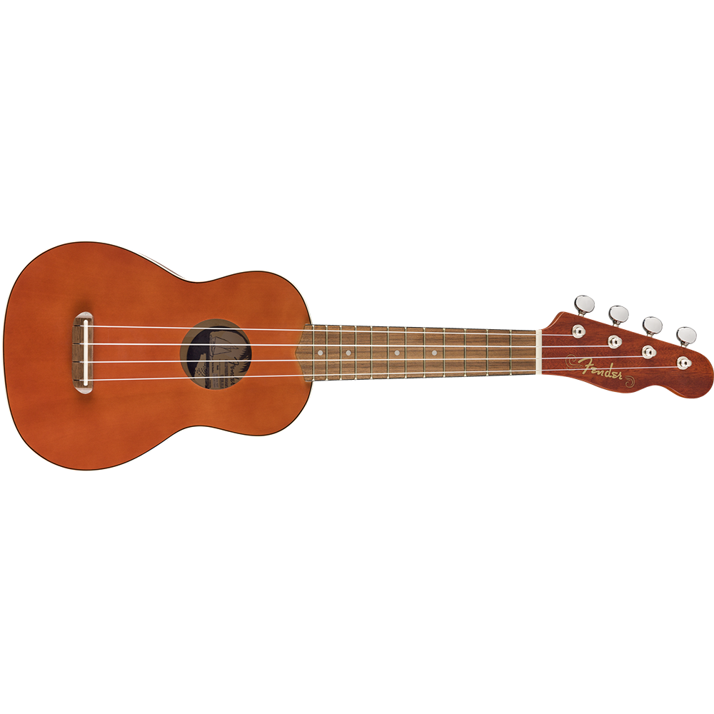 Fender Venice Soprano Uke, Walnut (Natural)