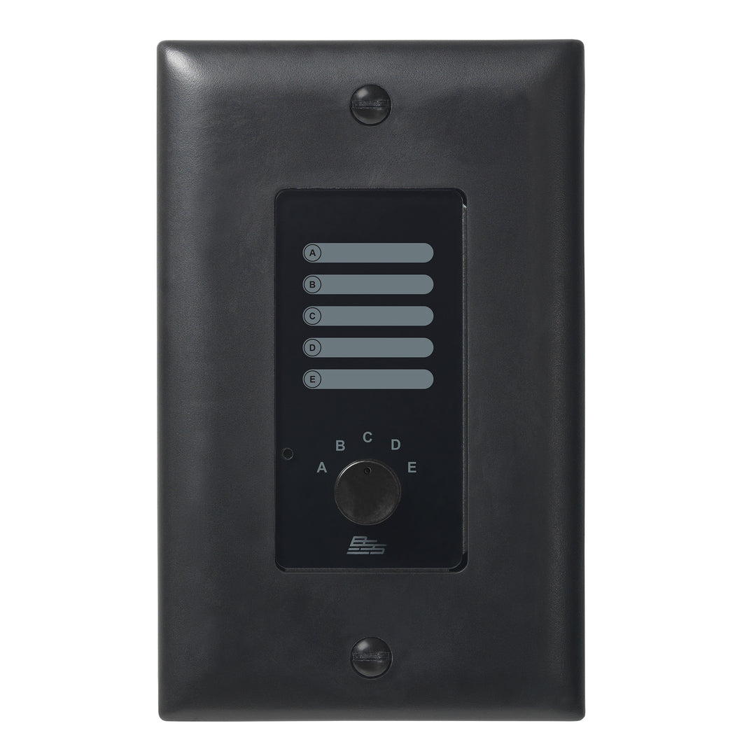 BSS AC-5S US (BLK) Analog Controller with 5-Position Source Selector (Black)