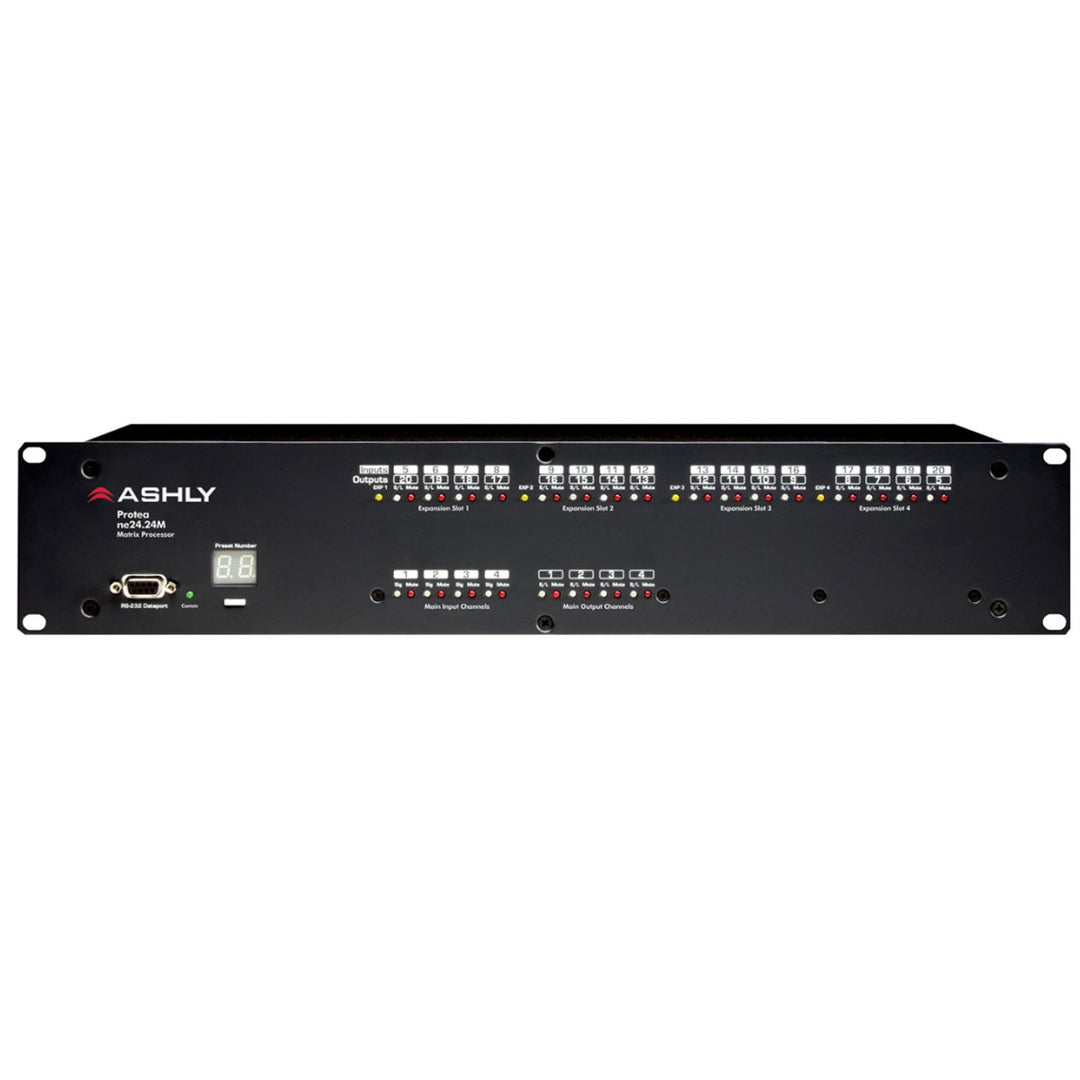 Ashly Protea DSP Audio Matrix Processor 8-In x 4-Out with Logic Card