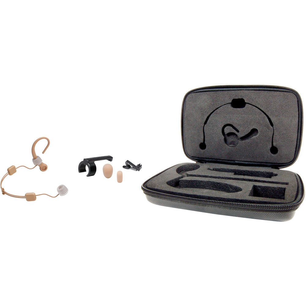 Audio-Technica BP894x MicroSet Cardioid Condenser Headworn Microphone - cH Connector (Beige)