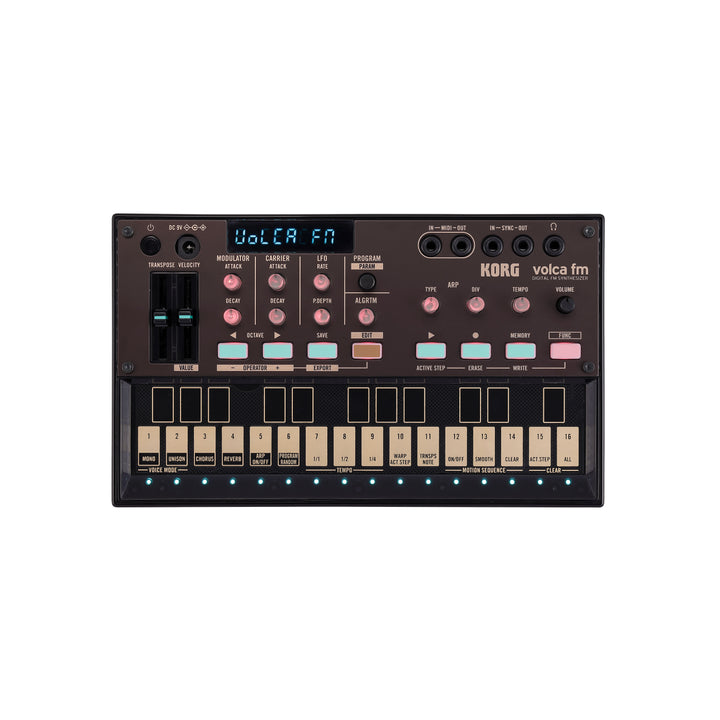 Korg Digital FM synthesizer with 16 Step-Seq,6 voices,Built in Speaker,6 operators,32 algorithms