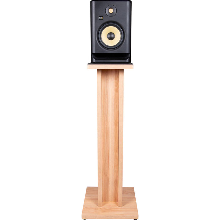 Gator Frameworks Elite Series Studio Monitor Floor Stand (Single) - Natural Maple