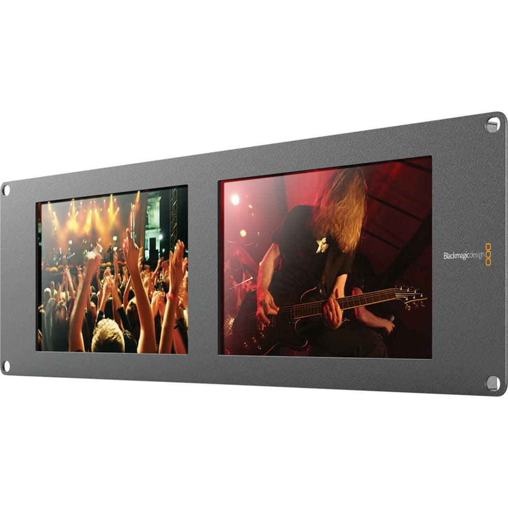 Blackmagic Design SmartView Duo 2 Dual 8in LCD 3RU Side by Side Monitors
