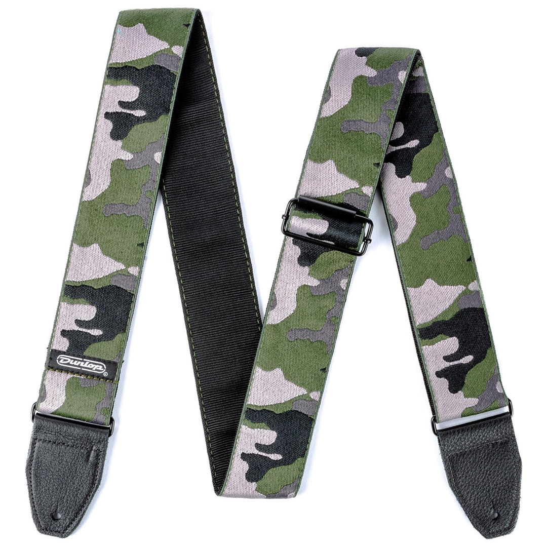 Dunlop Jacquard Guitar Strap Ranger Green