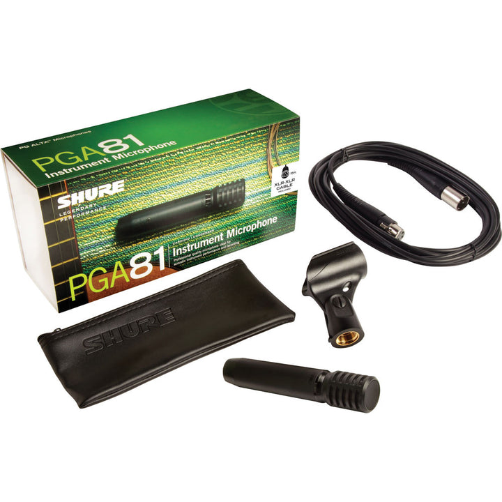 Shure PGA81 Cardioid Condenser Instrument Microphone XLR