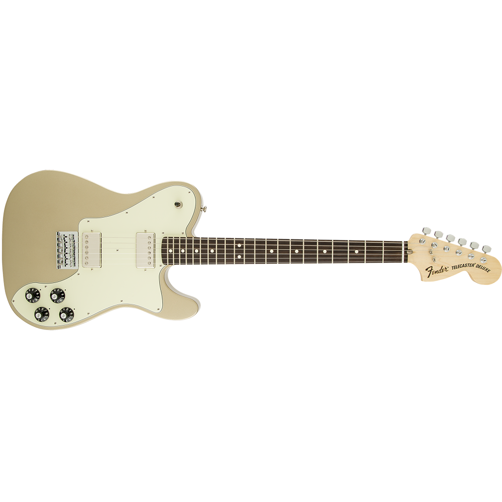 Fender Chris Shiflett Telecaster Deluxe, Rosewood Fingerboard (Shoreline Gold)