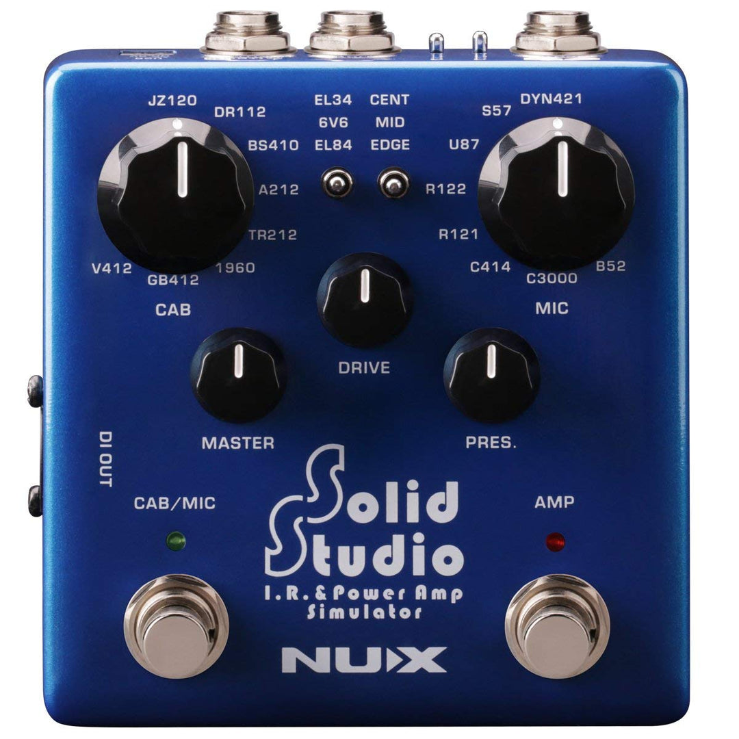Nux Solid Studio IR and Power Amp Simulator Guitar Pedal