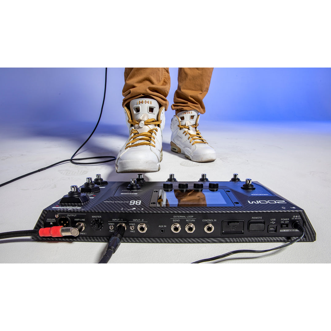 Zoom B6 Bass Guitar Multi-Effects Processing Pedal