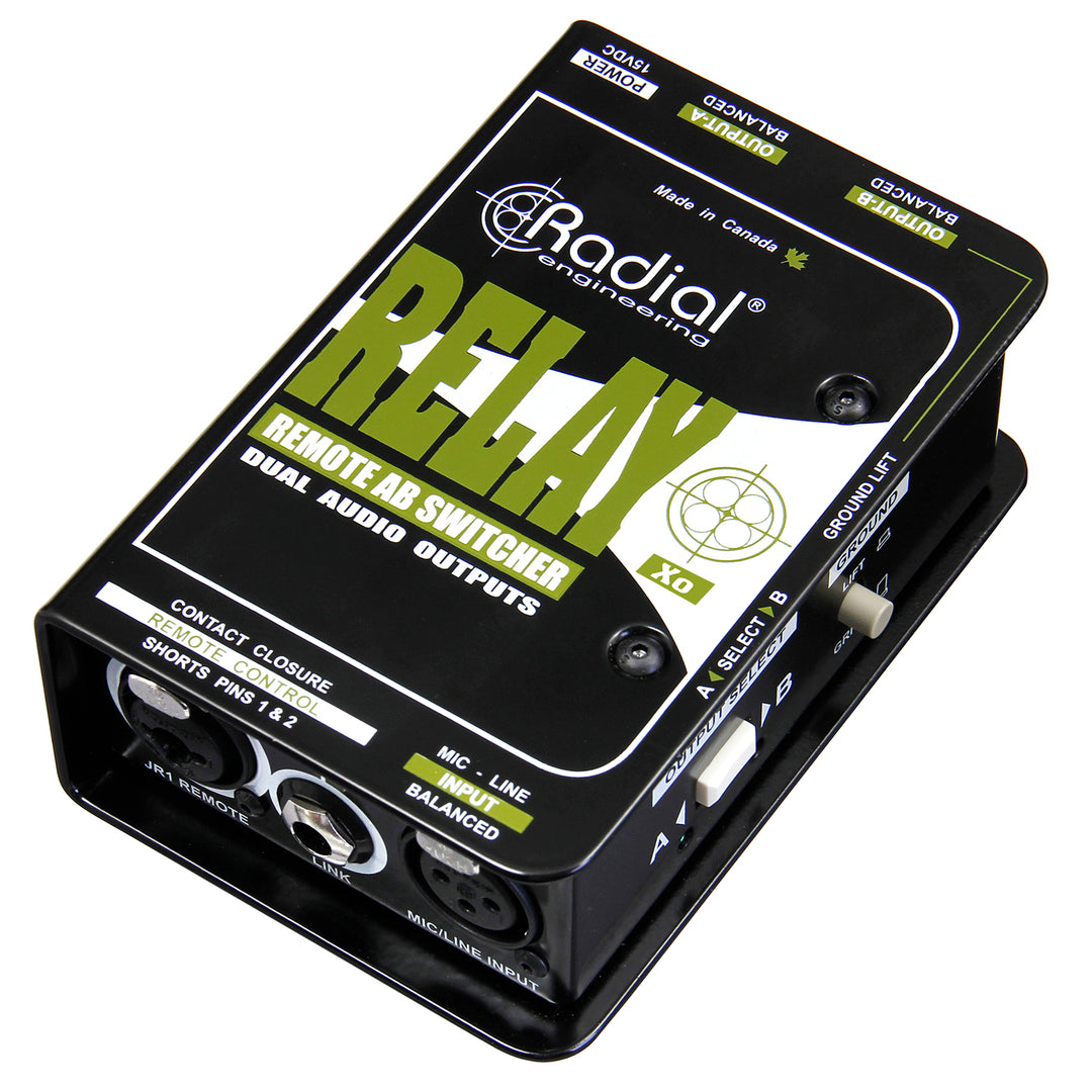 Radial Relay Xo Balanced Remote AB switcher