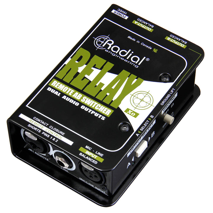 Radial Relay Xo Balanced Remote AB switcher