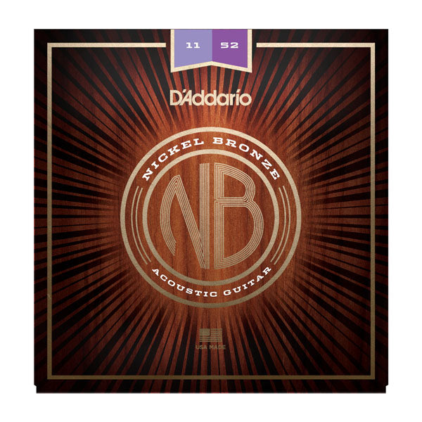D'Addario NB1152 - SET AC NICKEL BRONZE CST LITE