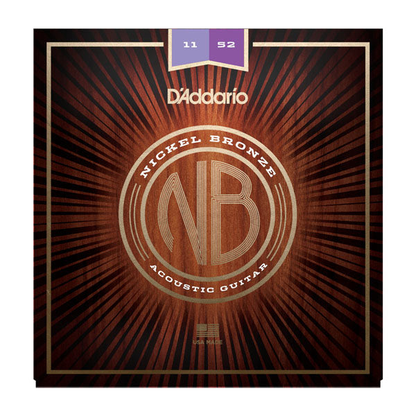 D'Addario NB1152 - SET AC NICKEL BRONZE CST LITE
