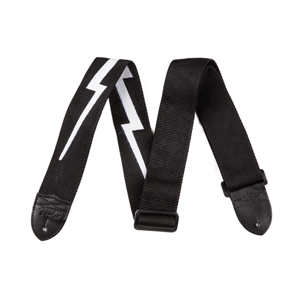 Fender Nylon Lightning Bolt Strap - Black