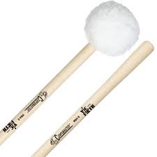 Vic Firth MB4S Corpmaster Bass Mallets-Extra Large Head, Soft