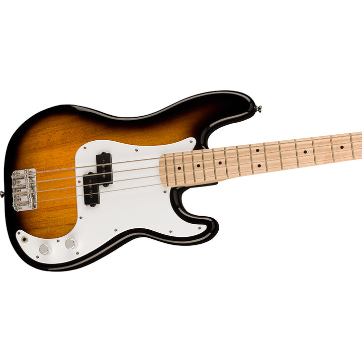 Squier Sonic Precision Bass, Maple Fingerboard, White Pickguard, 2-Color Sunburst