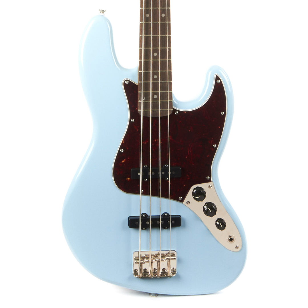 Squier Classic Vibe '60s Jazz Bass Laurel Fingerboard Electric Bass Guitar - Daphne Blue