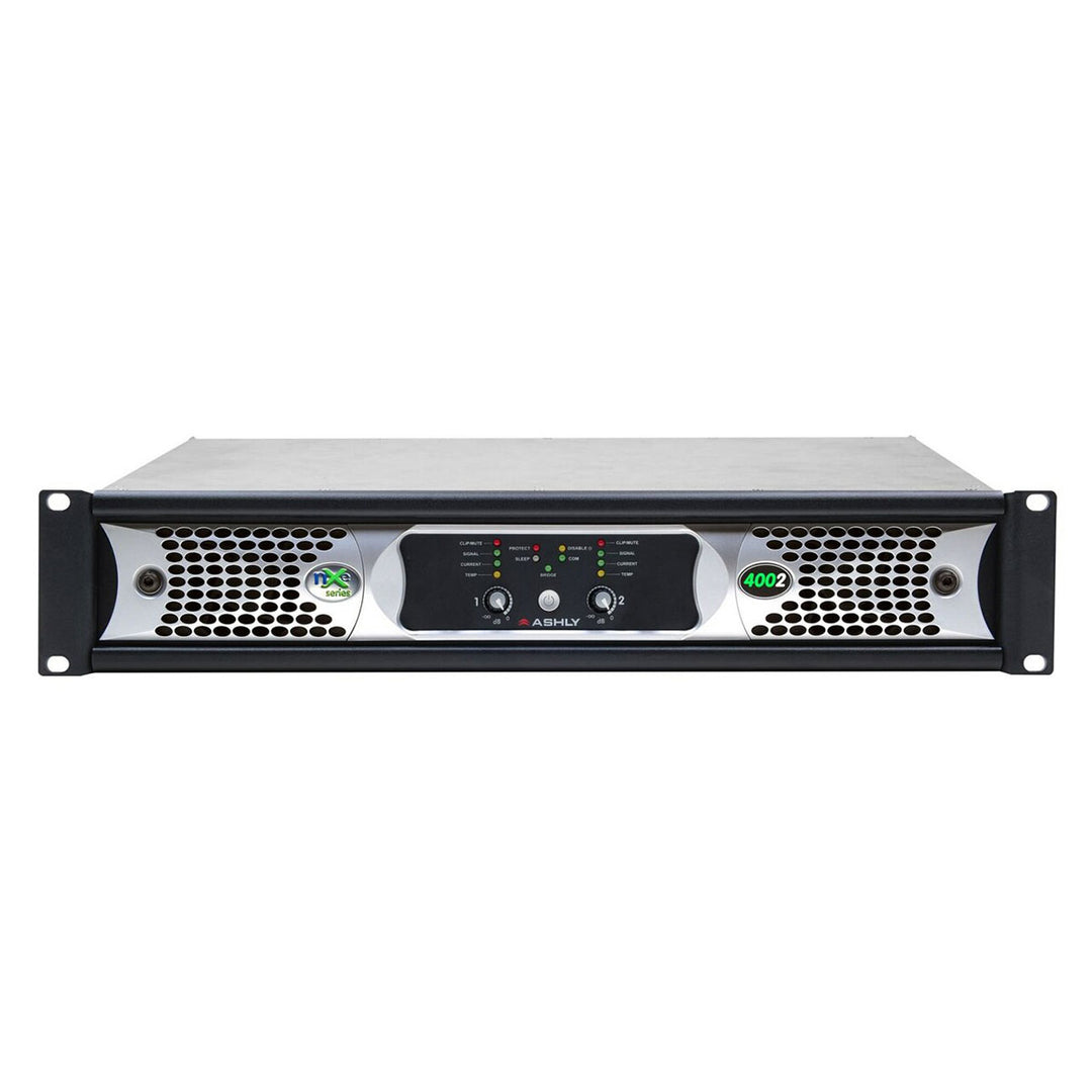 Ashly nXe4002 amplifier plus OPDante and OPDAC4 Option Cards