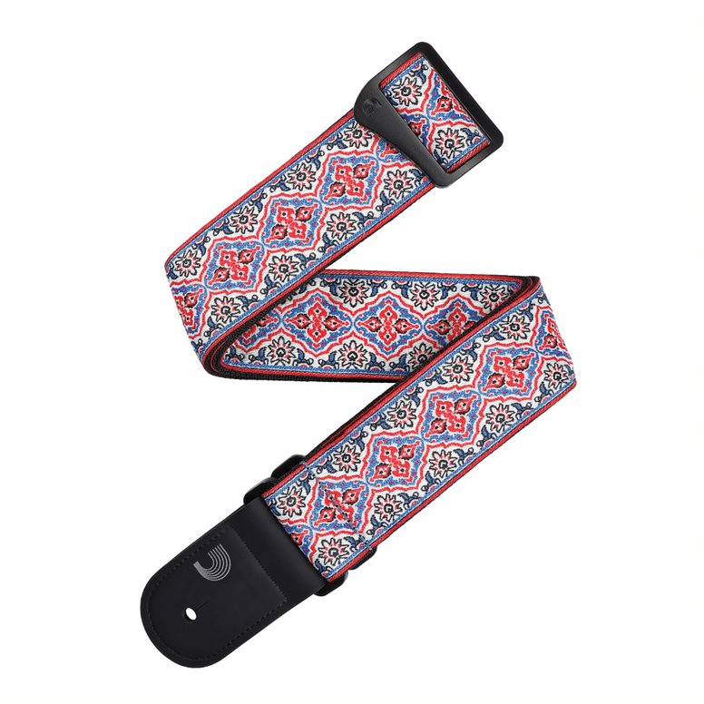 D'Addario Eco-Comfort Strap Line Extensions 50MM REC PERSIAN WVN, WT