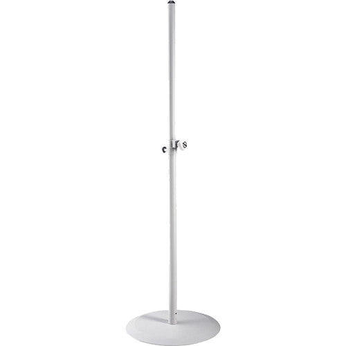 K&M 26735 Round Base Speaker Stand (White)