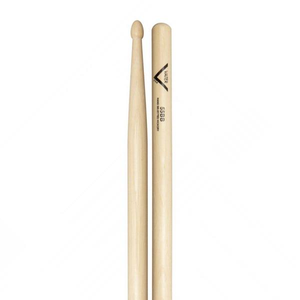 Vater VH55BB - Vater American Hickory 55BB Wood Tip Drumsticks
